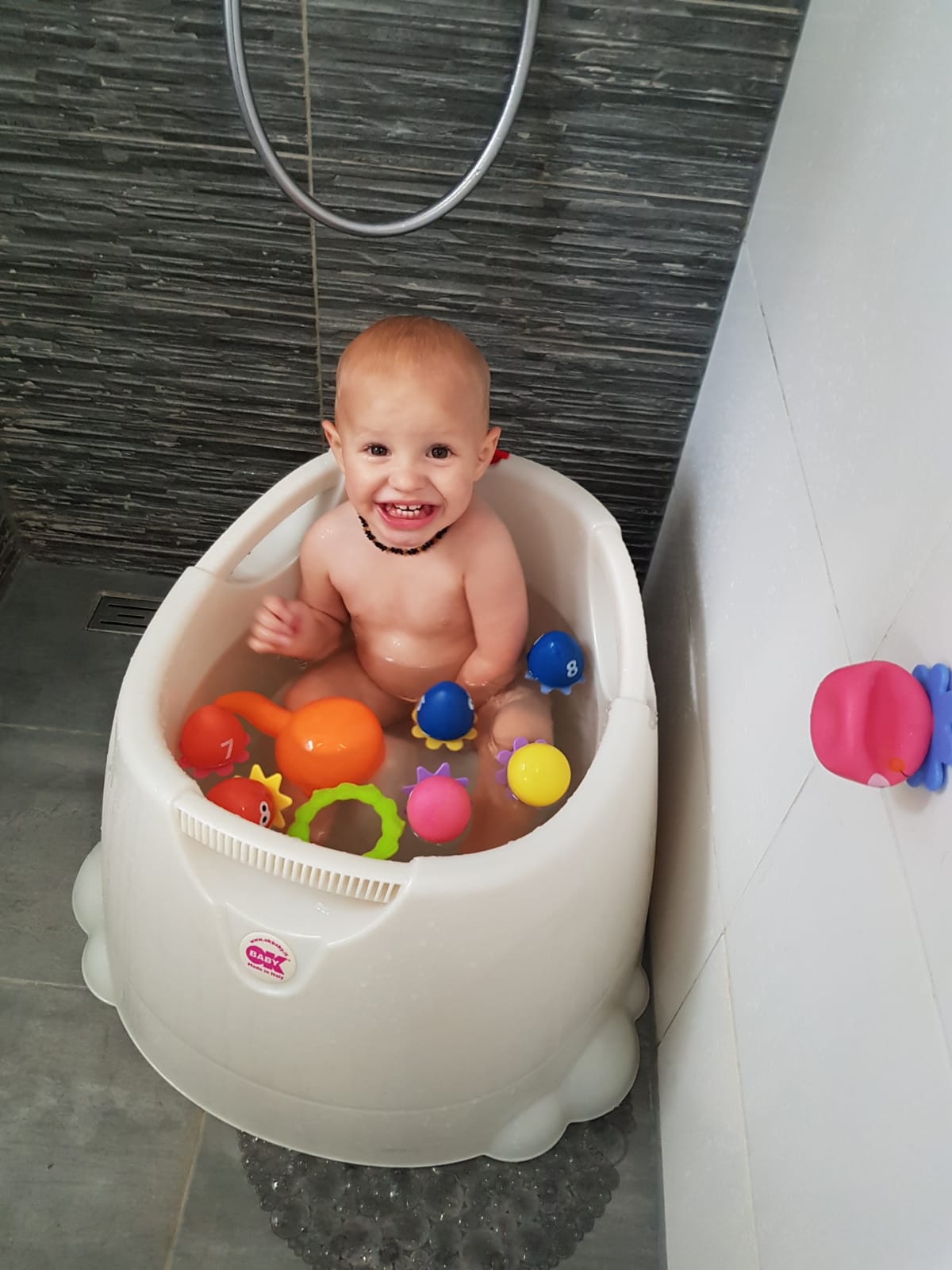 OKbaby Opla badje Pastel Wit